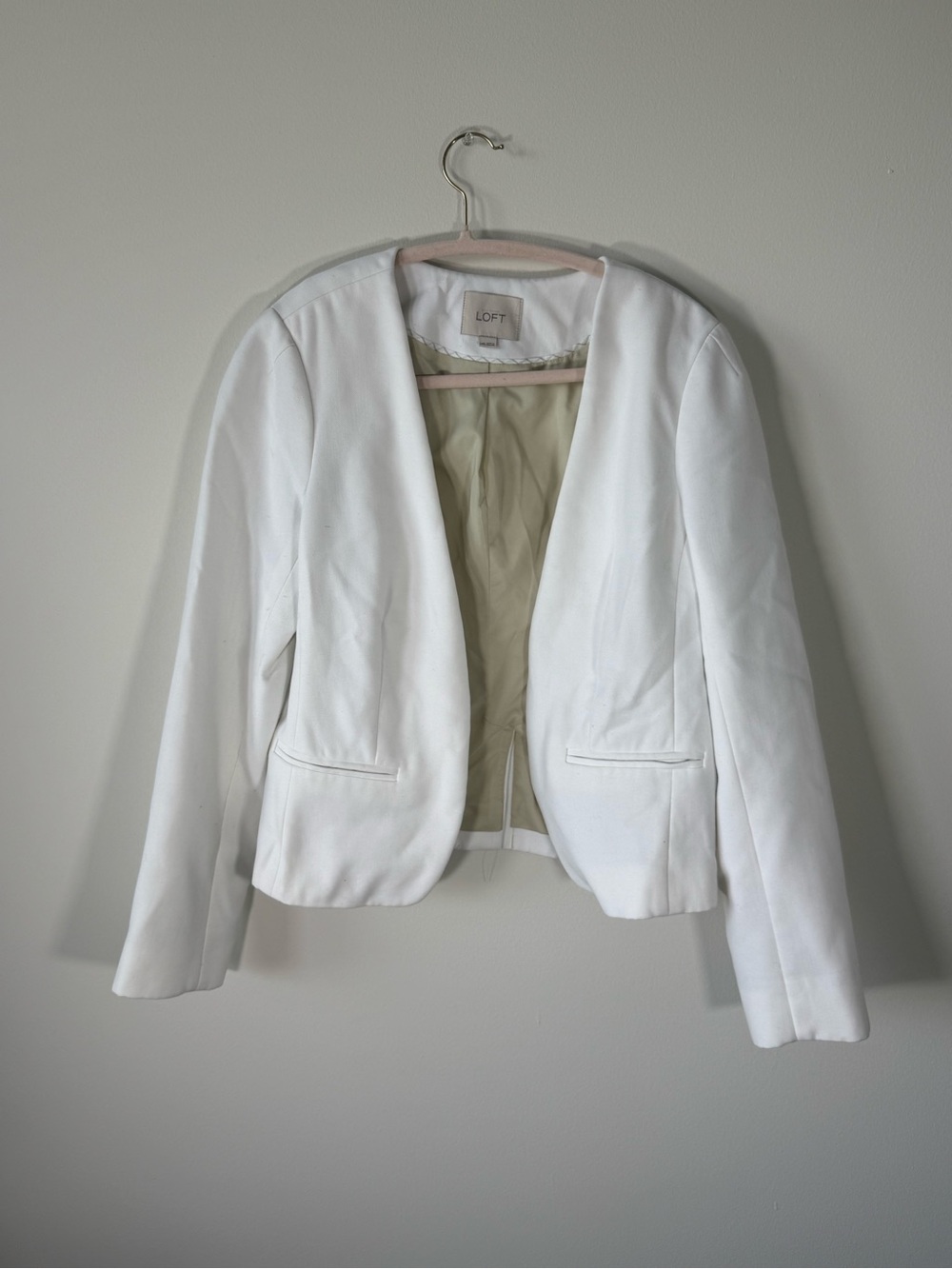 Loft white blazer